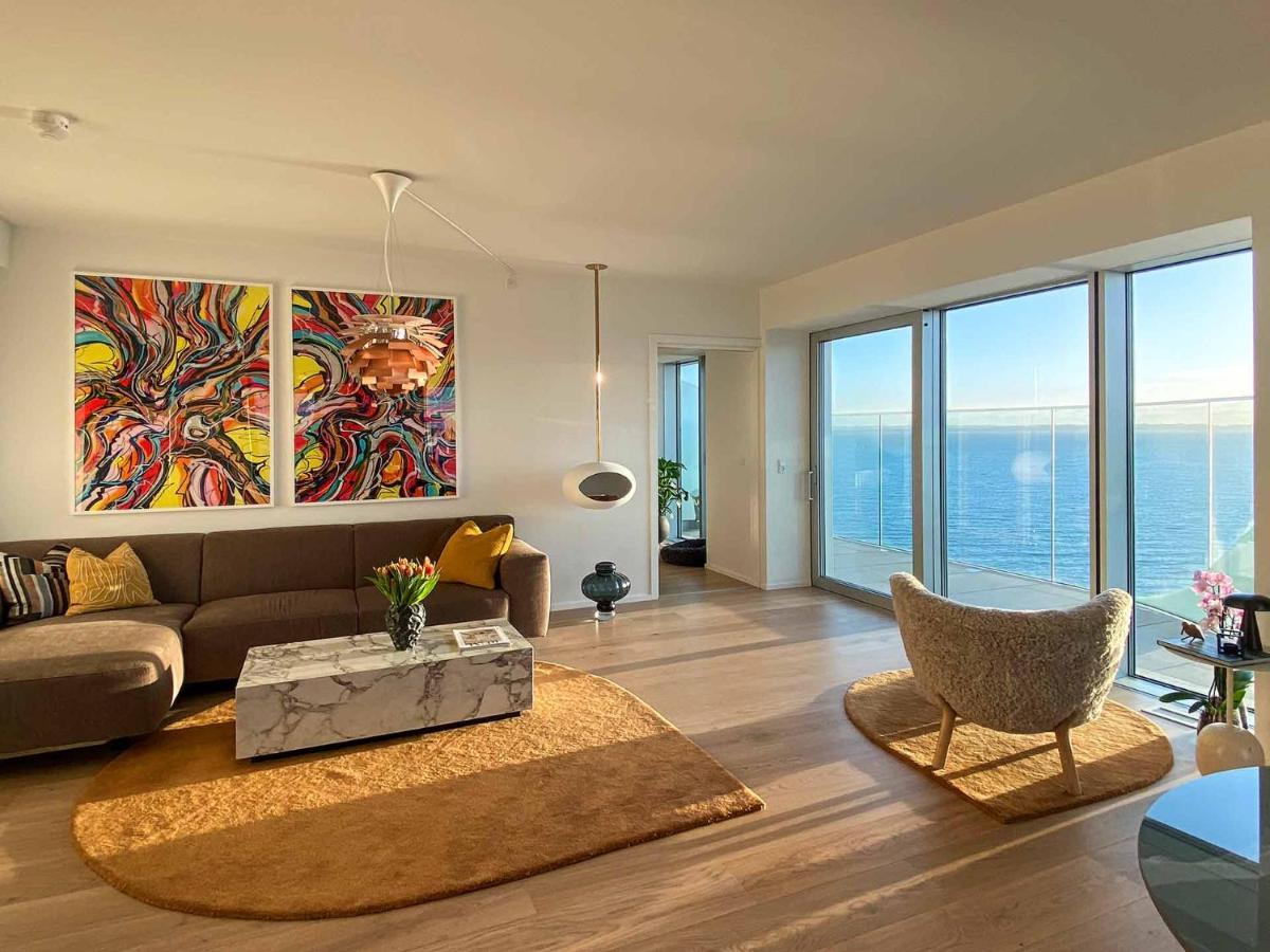 Amazing Sea View Apartment 오르후스 외부 사진